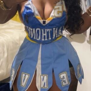 Custom Carmelo Anthony jersey outfit